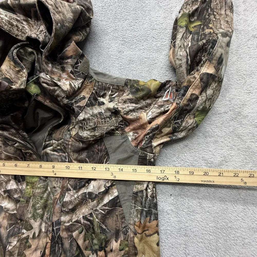 Red Head Jacket Youth M Brown Camouflage Anorak‎ Hooded Insulated Lined Hunting